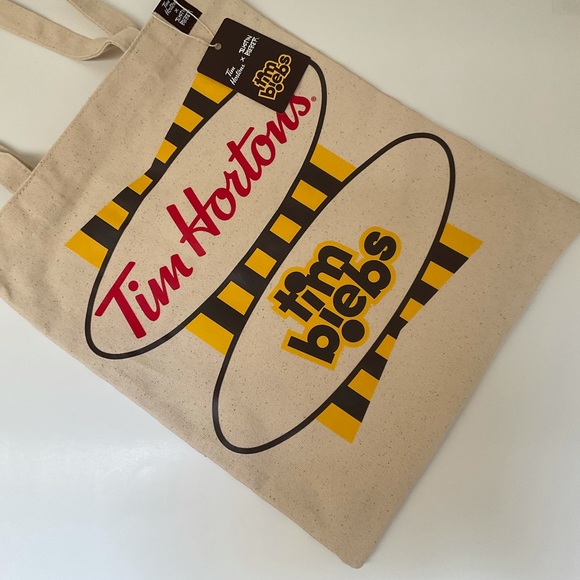 Justin Bieber x Tim HortonsTote Cream Bag - Picture 5 of 8